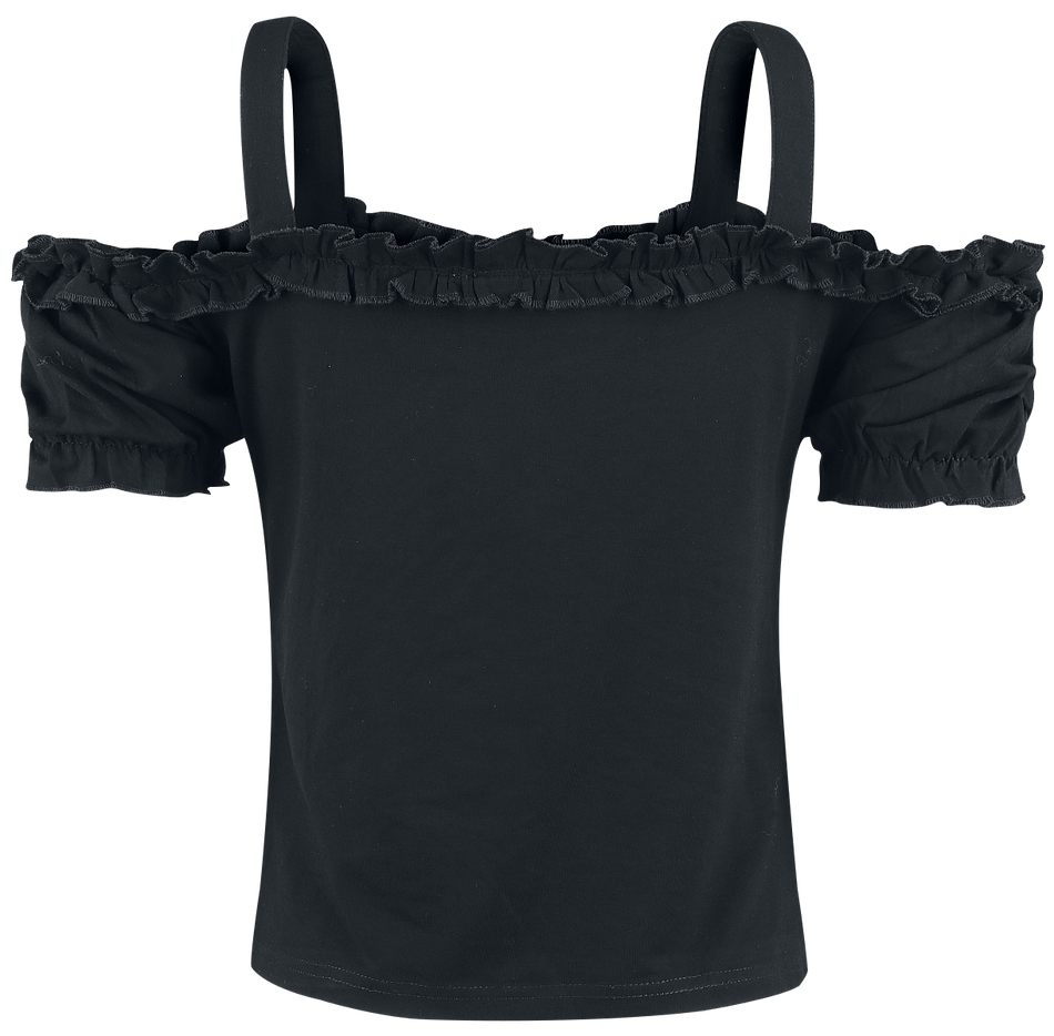 T-Shirt Manches courtes Gothic de Gothicana by EMP - Luise - S à 3XL - pour Femme - noir - Gothicana by EMP - View 2