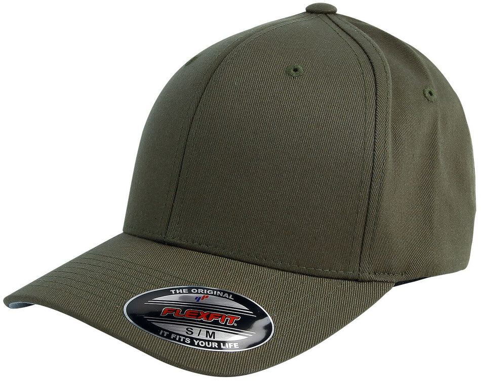 Casquette  de Flexfit - Wooly Combed - pour Unisexe - olive - Flexfit