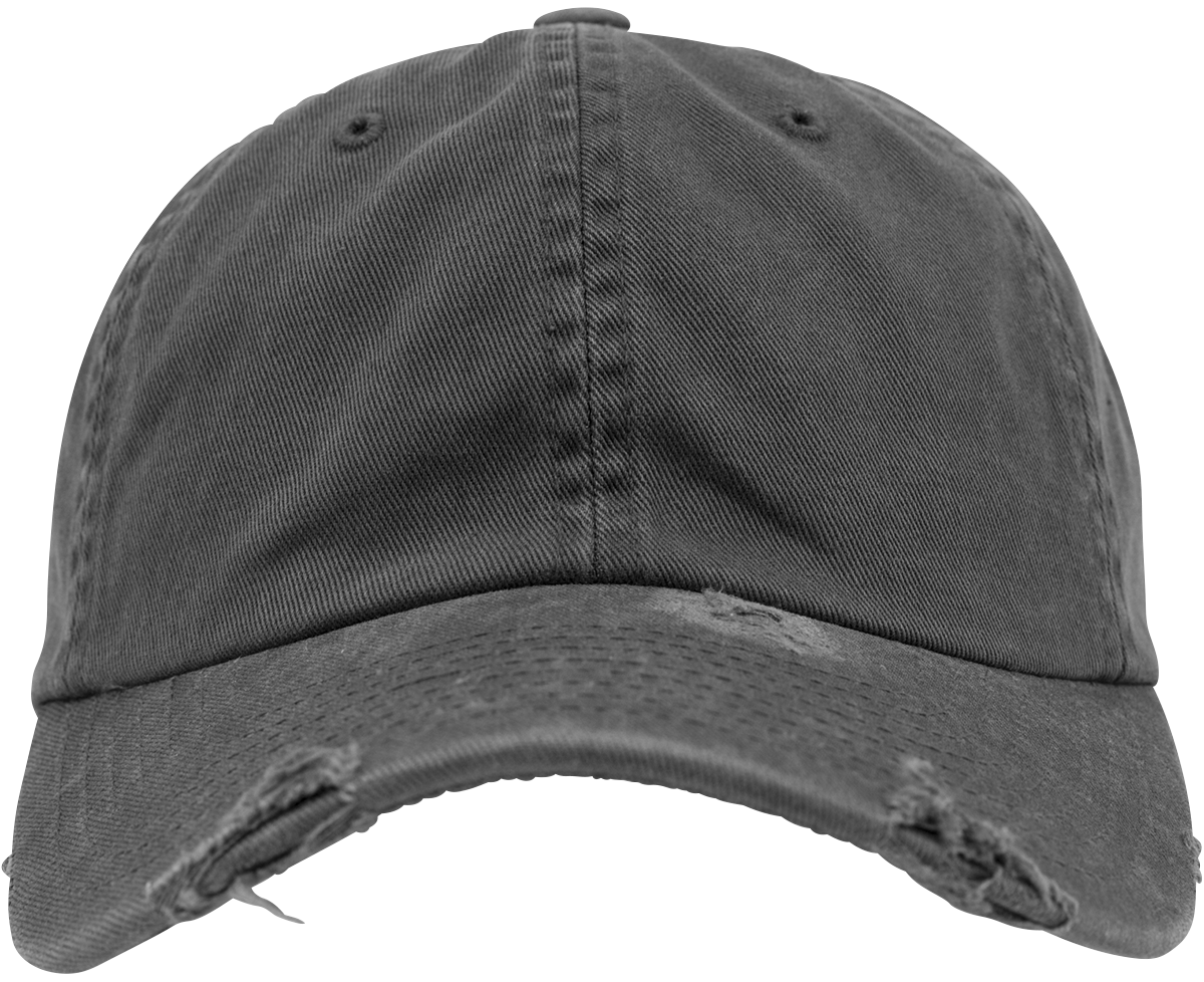 Casquette  de Flexfit - Casquette Destroyed Low Profile - pour Unisexe - gris foncé - Flexfit - View 2