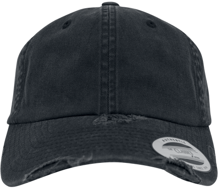Casquette  de Flexfit - Casquette Destroyed Low Profile - pour Unisexe - noir - Flexfit - View 2