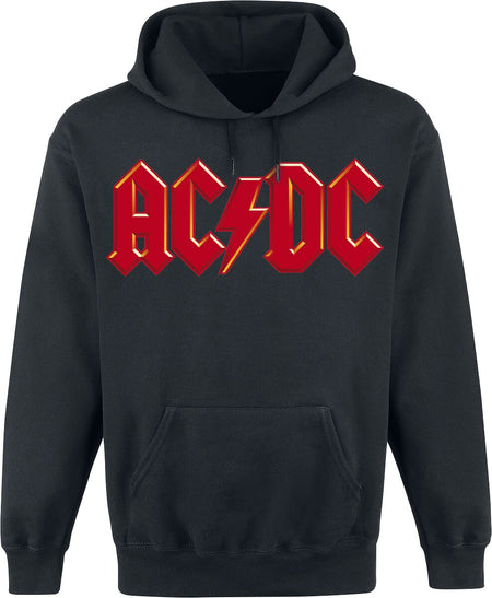 Sweat-shirt à capuche  de AC/DC - Red Logo - S à XL - pour Homme - noir - AC/DC