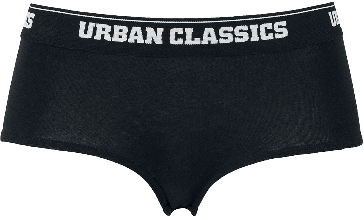 Lot de culottes  de Urban Classics - Lot De 2 Slips Femme Logo - XS à S - pour Femme - noir - Urban Classics - View 2