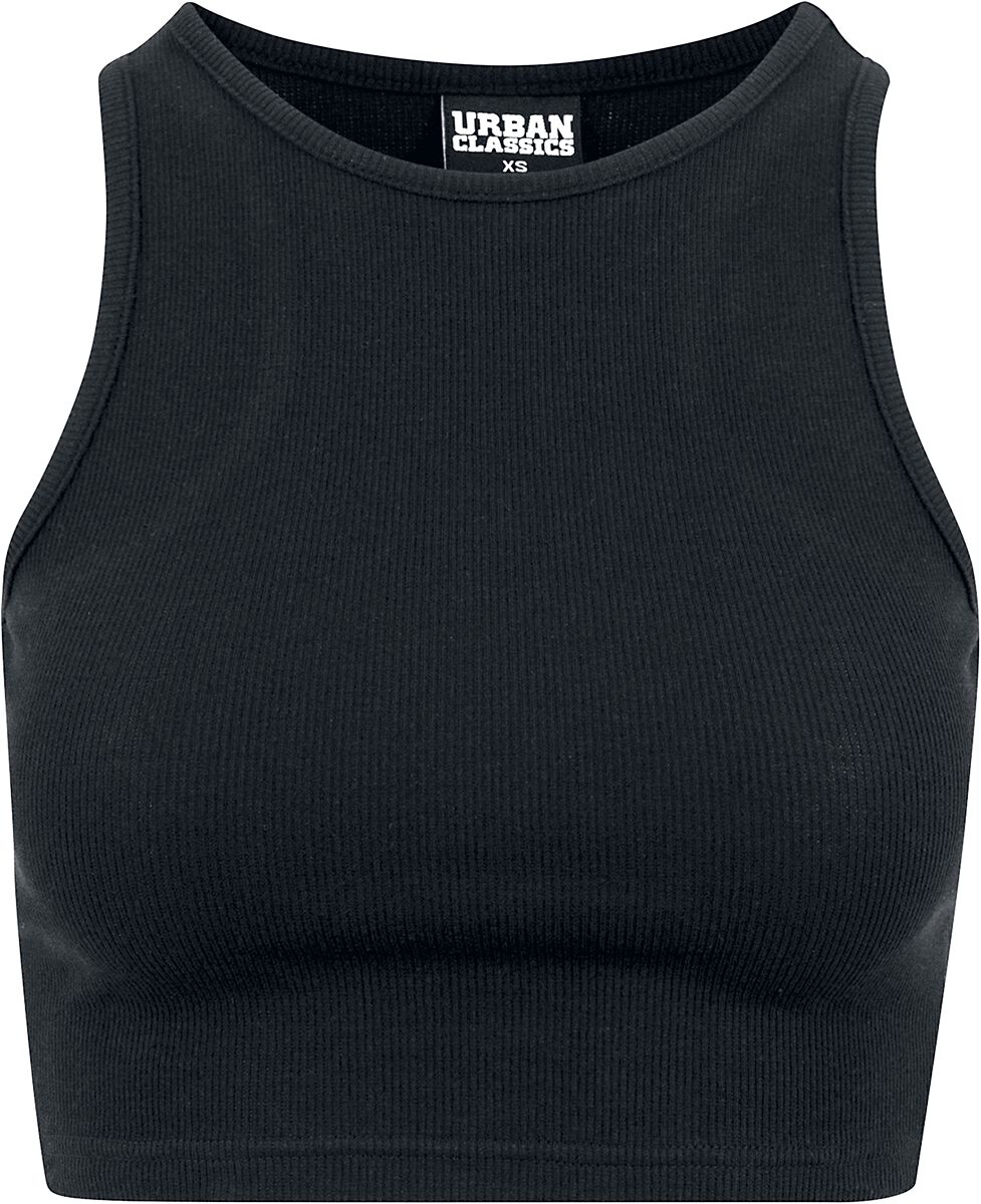 Top  de Urban Classics - Débardeur Court Femme - XS à 5XL - pour Femme - noir - Urban Classics
