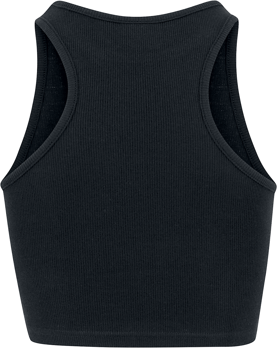 Top  de Urban Classics - Débardeur Court Femme - XS à 5XL - pour Femme - noir - Urban Classics - View 2