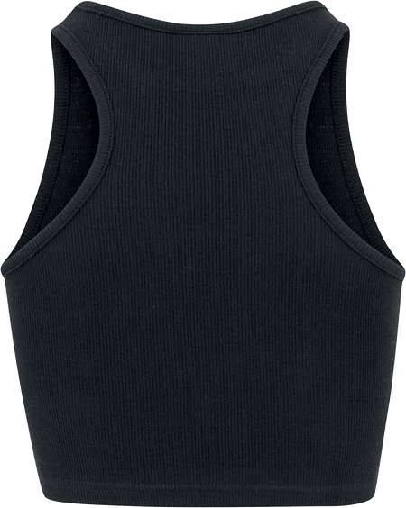 Top  de Urban Classics - Débardeur Court Femme - XS à 5XL - pour Femme - noir - Urban Classics - View 2