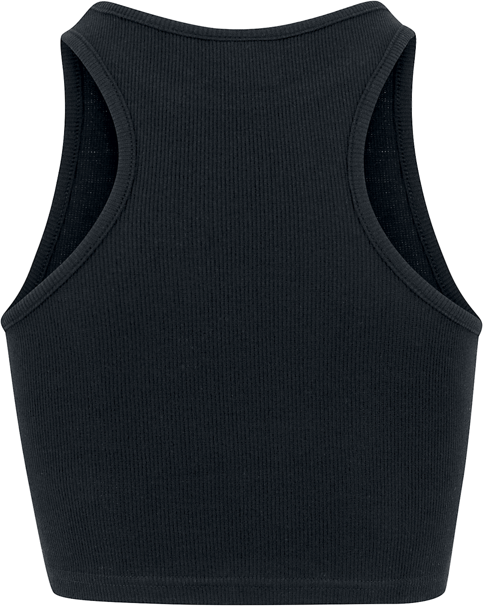 Top  de Urban Classics - Débardeur Court Femme - XS à 5XL - pour Femme - noir - Urban Classics - View 2