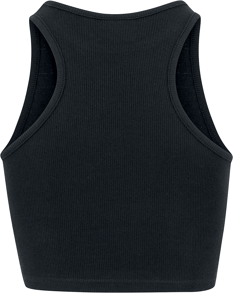 Top  de Urban Classics - Débardeur Court Femme - XS à 5XL - pour Femme - noir - Urban Classics - View 2