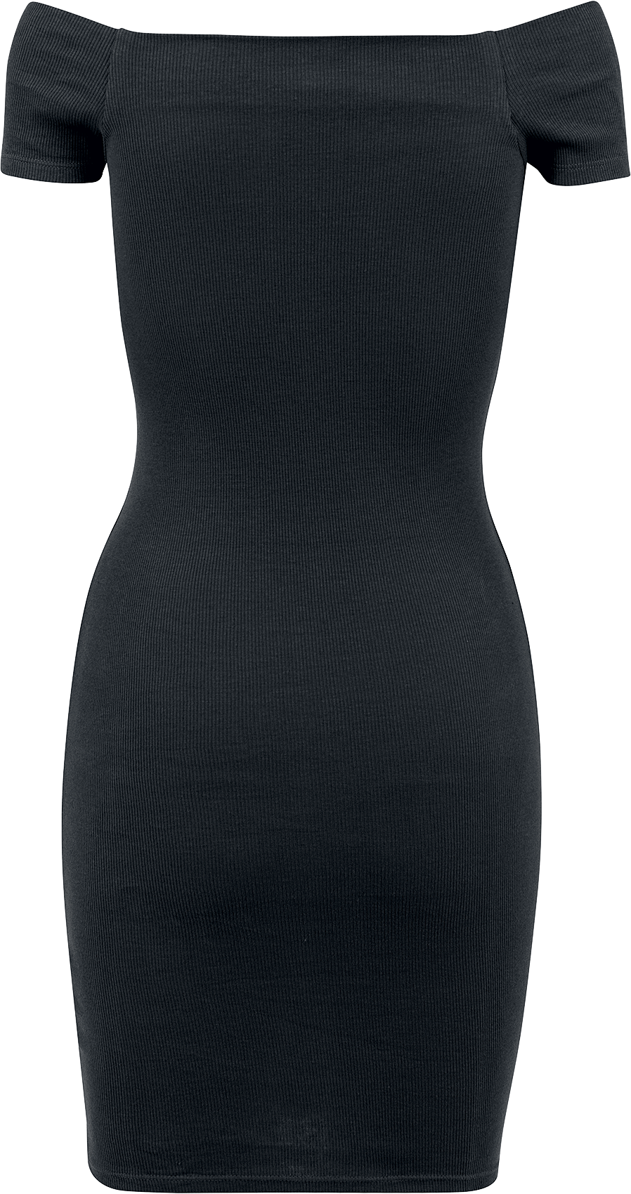 Robe courte  de Urban Classics - Robe-Pull Épaule Dénudée - XS à S - pour Femme - noir - Urban Classics - View 2