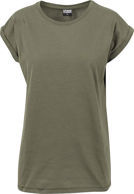 T-Shirt Manches courtes  de Urban Classics - T-shirt Manches Larges Femme - XS à S - pour Femme - olive - Urban Classics