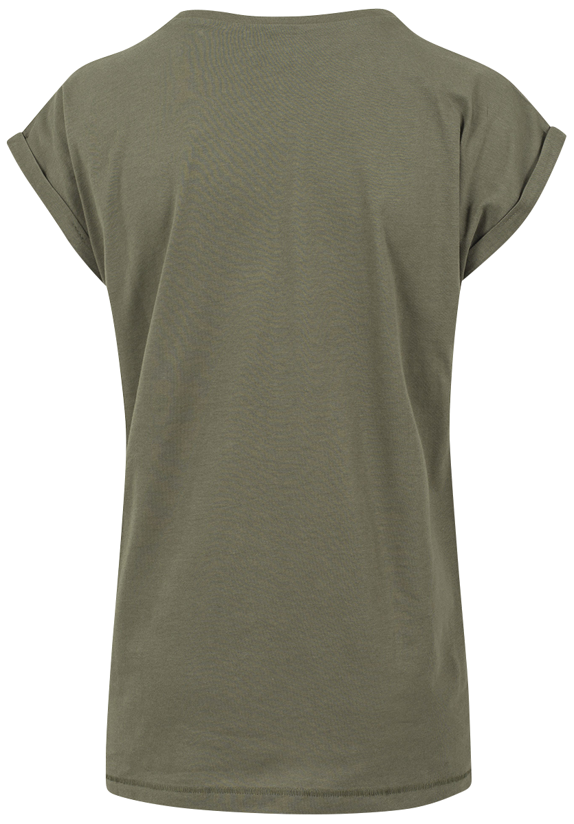 T-Shirt Manches courtes  de Urban Classics - T-shirt Manches Larges Femme - XS à S - pour Femme - olive - Urban Classics - View 2