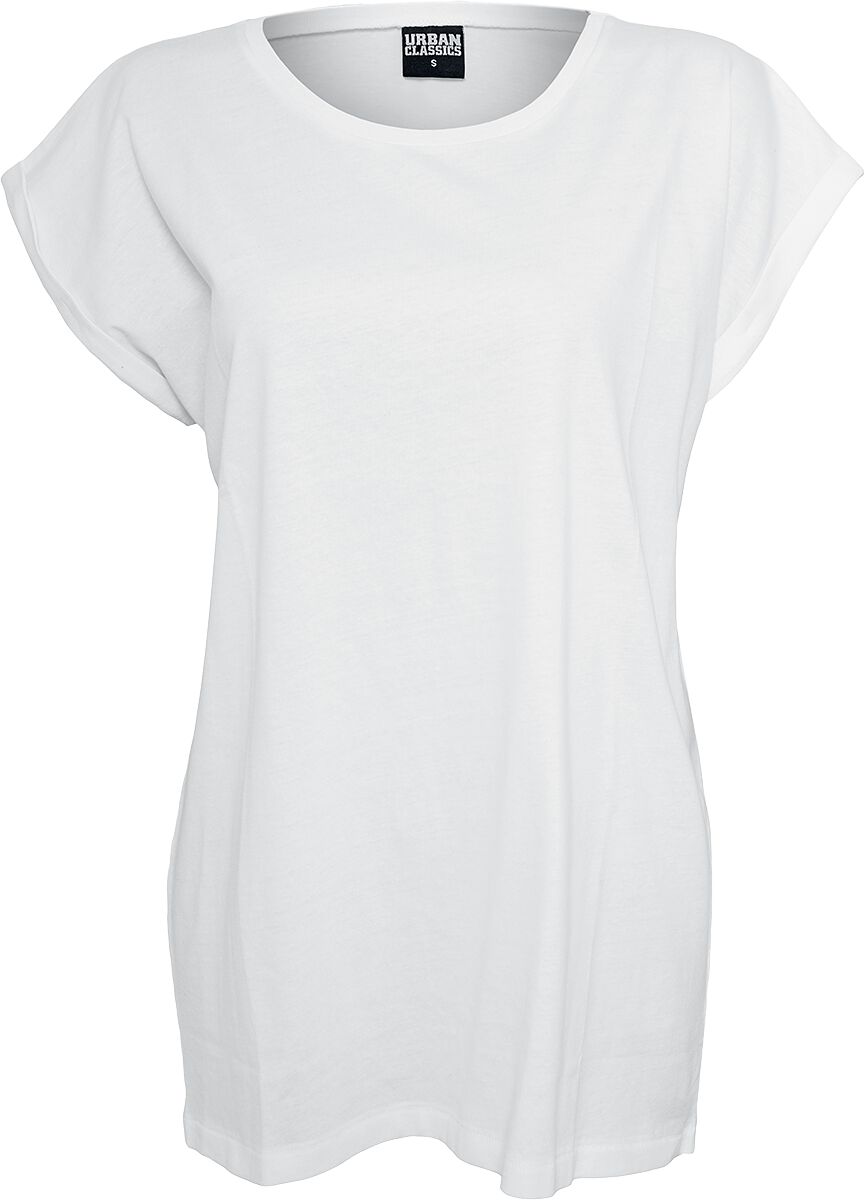 T-Shirt Manches courtes  de Urban Classics - T-shirt Manches Larges Femme - XS à 5XL - pour Femme - blanc - Urban Classics