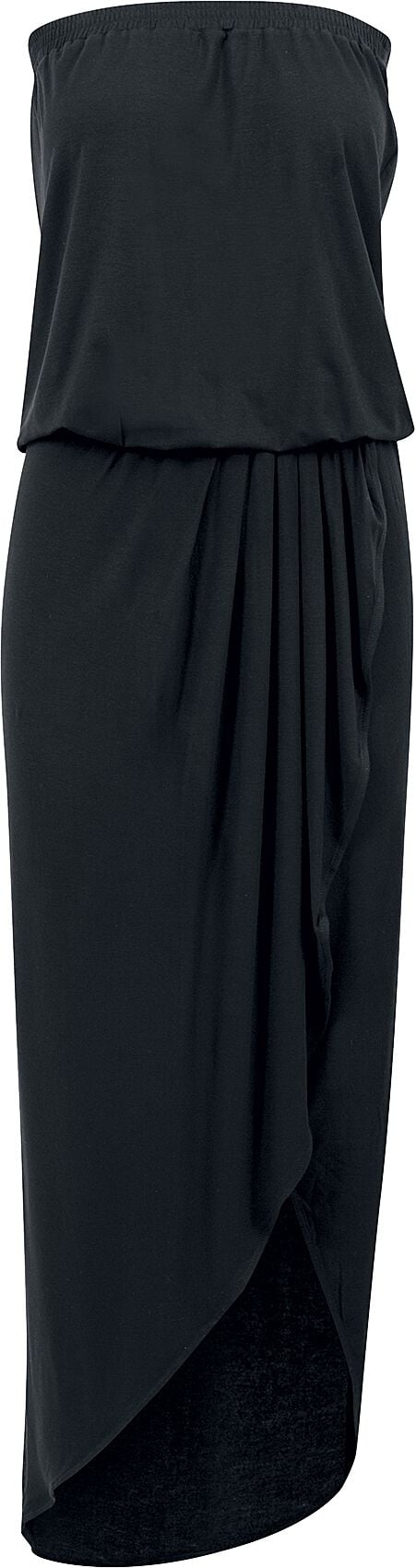 Robe longue  de Urban Classics - Robe Bustier - XS à S - pour Femme - noir - Urban Classics