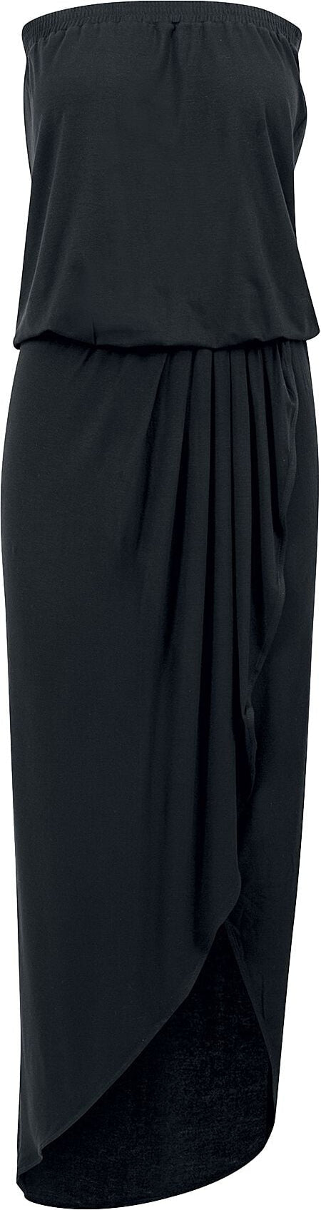 Robe longue  de Urban Classics - Robe Bustier - XS à S - pour Femme - noir - Urban Classics