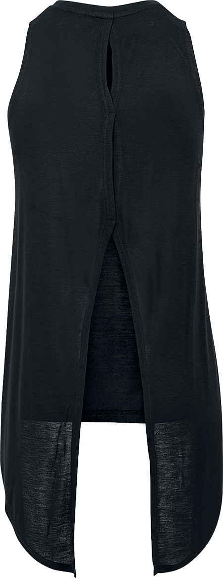 Top  de Urban Classics - Haut Viscose Asymétrique - XS à XL - pour Femme - noir - Urban Classics - View 2