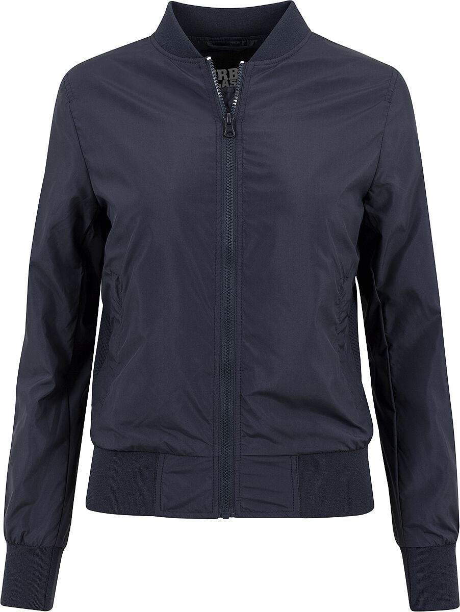 Bomber  de Urban Classics - Blouson léger Femme - XS à M - pour Femme - marine - Urban Classics