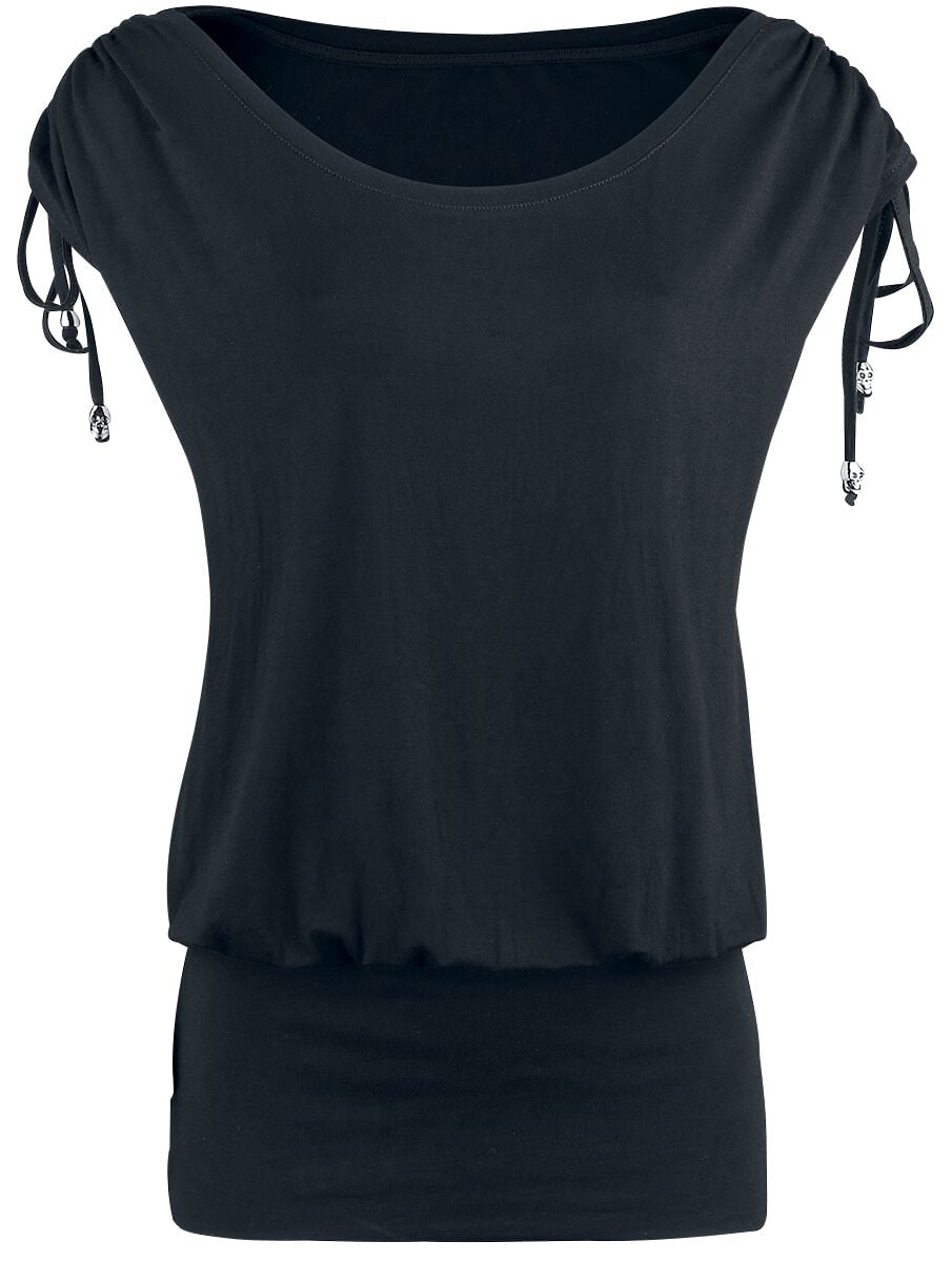 T-Shirt Manches courtes  de Black Premium by EMP - Gentle On My Mind - XS à XL - pour Femme - noir - Black Premium by EMP