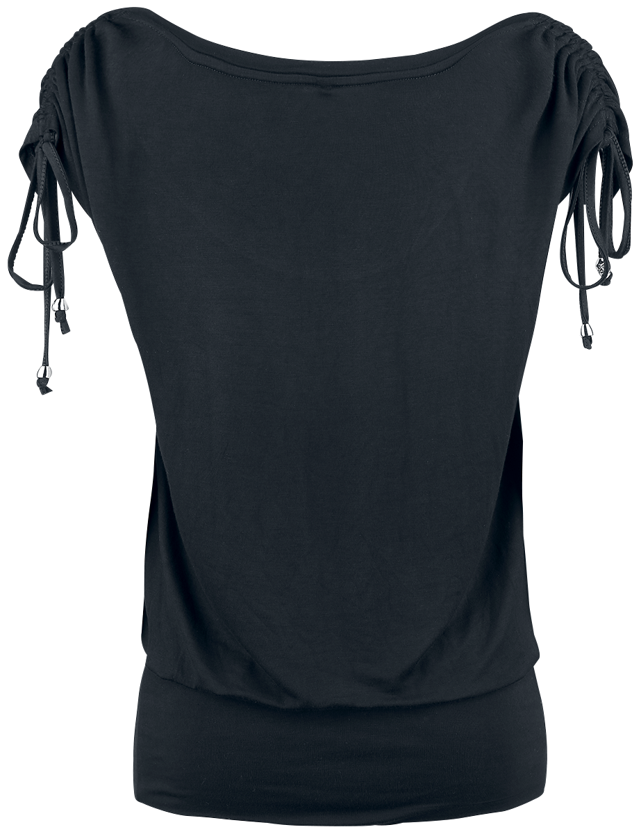 T-Shirt Manches courtes  de Black Premium by EMP - Gentle On My Mind - XS à XL - pour Femme - noir - Black Premium by EMP - View 2