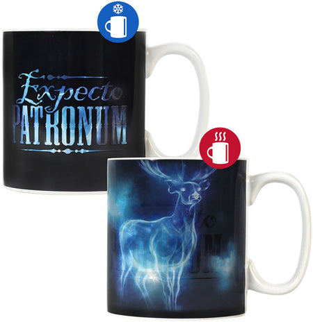 Mug  de Harry Potter - Expecto Patronum - Heat-Change Mug - pour Unisexe - noir - Harry Potter