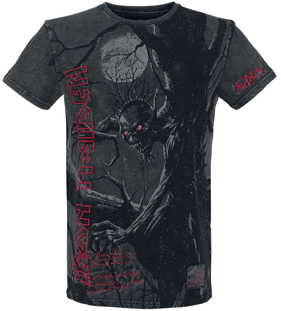 T-Shirt Manches courtes  de Iron Maiden - EMP Signature Collection - S à 5XL - pour Homme - noir - Iron Maiden
