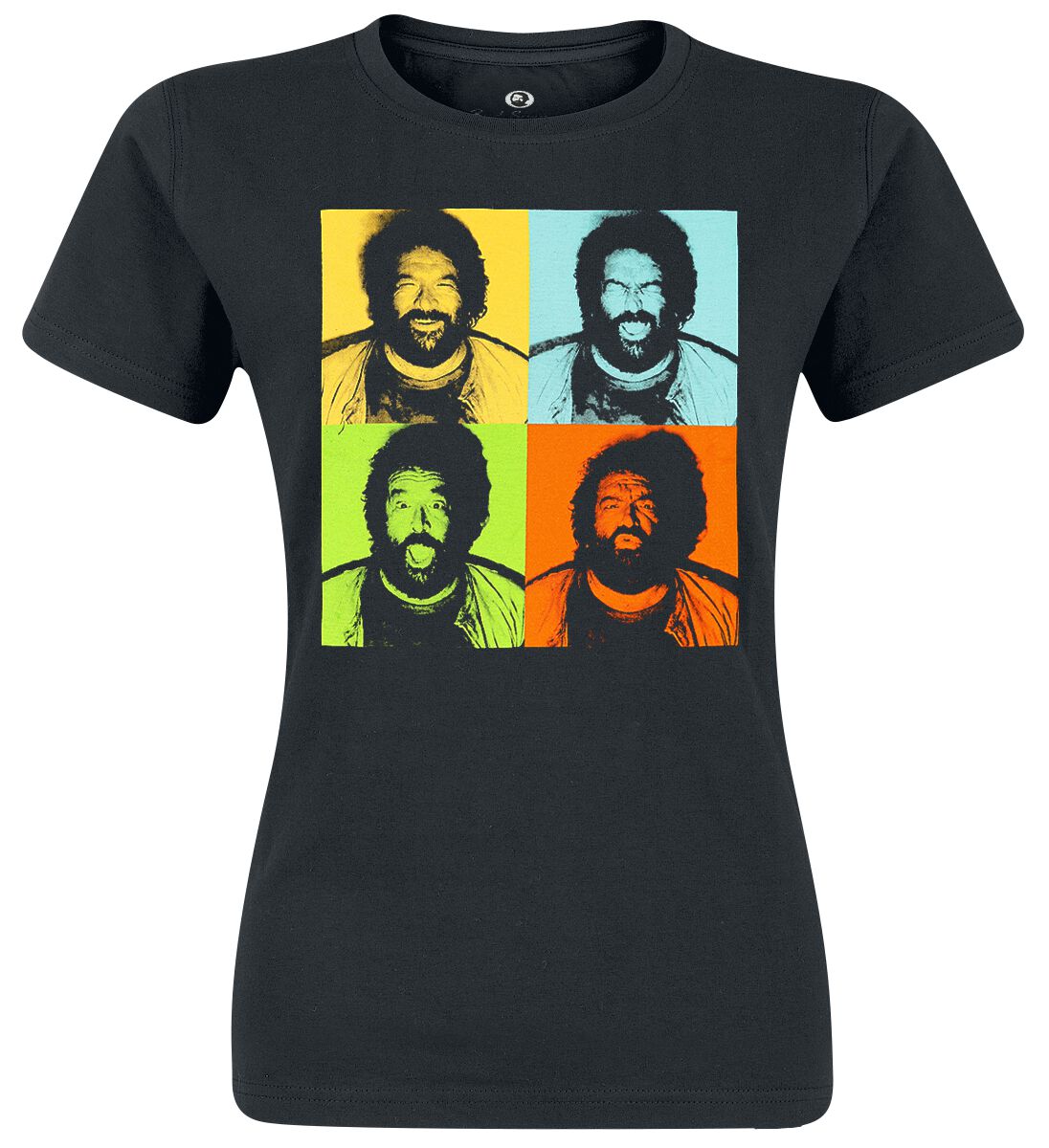 T-Shirt Manches courtes  de Bud Spencer - Banana Joe - S à XXL - pour Femme - noir - Bud Spencer