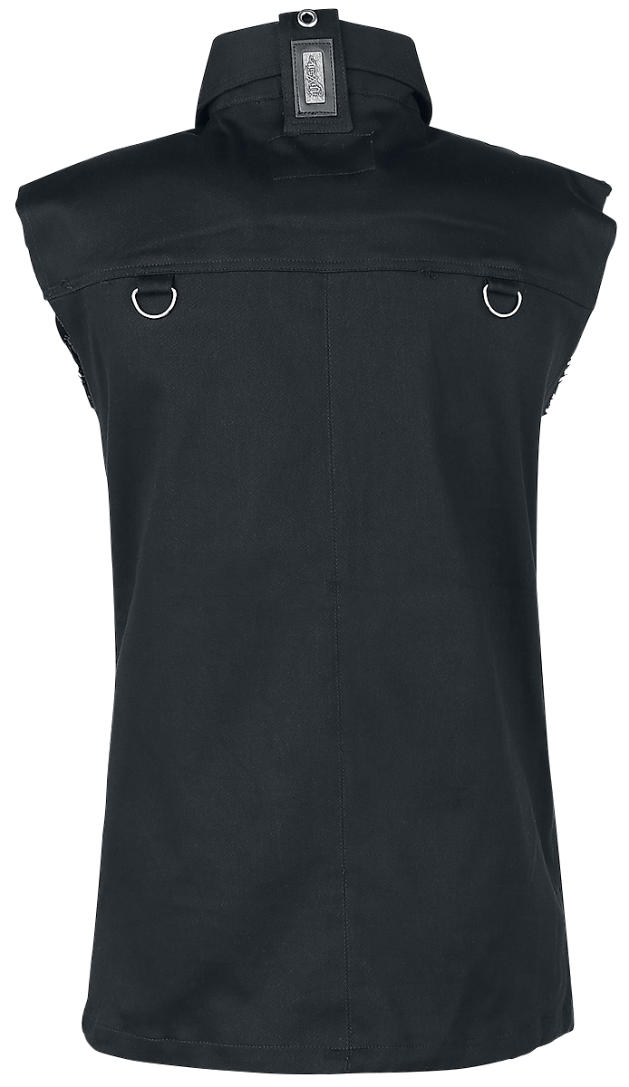 Chemise manches courtes Gothic de Vixxsin - Ronnie - S à XL - pour Homme - noir - Vixxsin - View 2