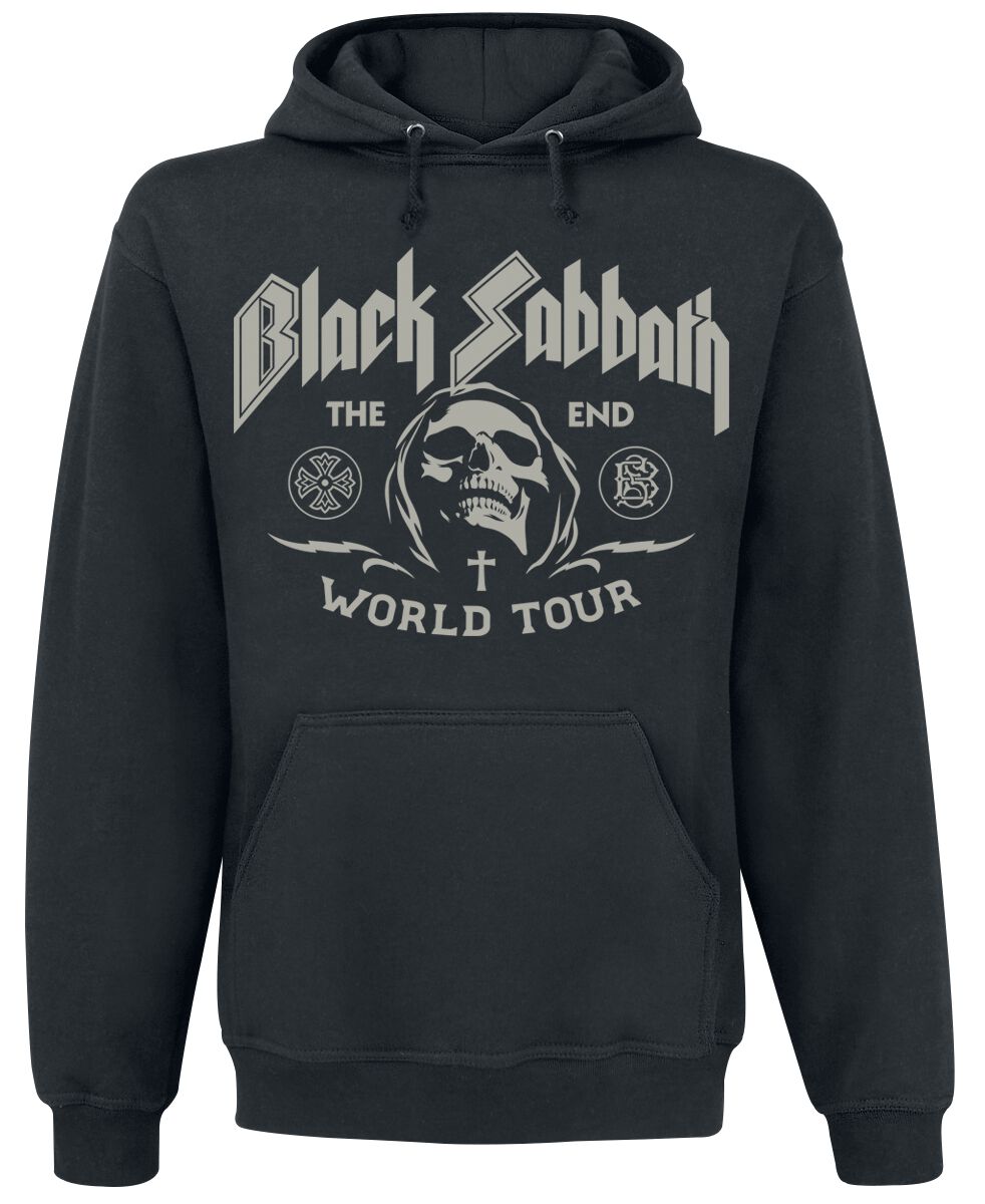 Sweat-shirt à capuche  de Black Sabbath - The End Grim Reaper - M à XXL - pour Homme - noir - Black Sabbath