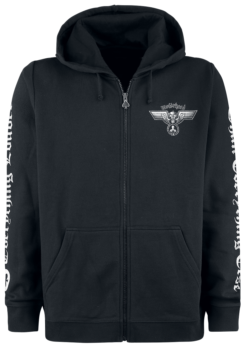 Sweat-shirt zippé à capuche  de Motörhead - England - M à 3XL - pour Homme - noir - Motörhead - View 2