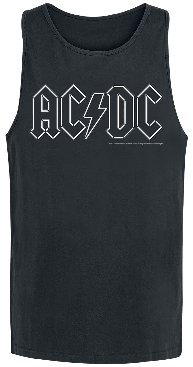 Débardeur  de AC/DC - Logo Noir - S à XXL - pour Homme - noir - AC/DC