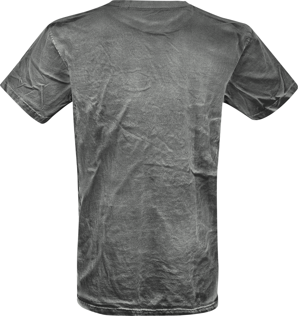 T-Shirt Manches courtes  de Outer Vision - T-shirt Spray Washed Black - M à 3XL - pour Homme - gris - Outer Vision - View 2