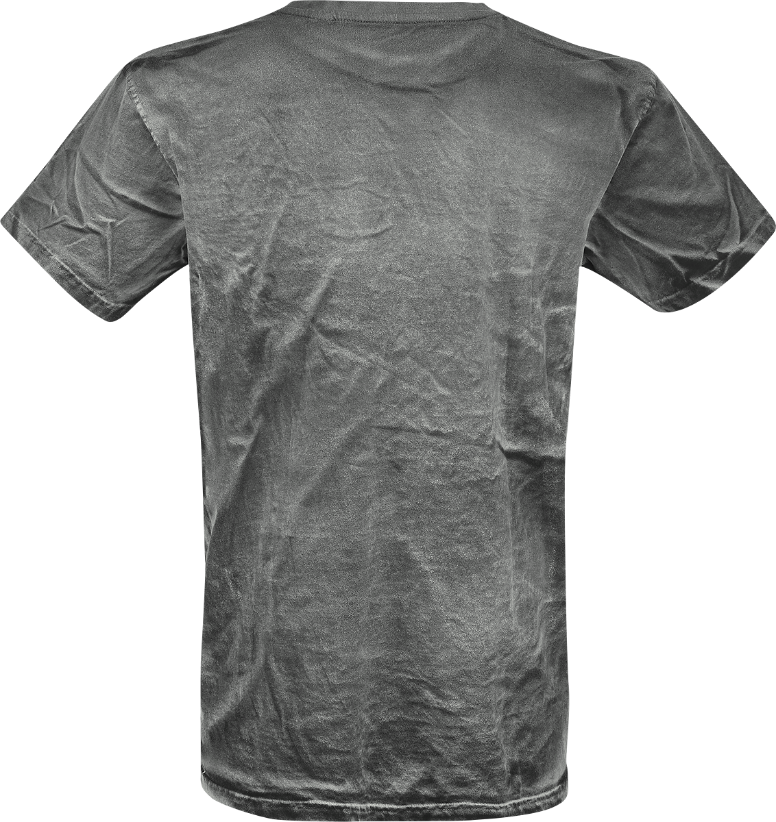 T-Shirt Manches courtes  de Outer Vision - T-shirt Spray Washed Black - M à 3XL - pour Homme - gris - Outer Vision - View 2