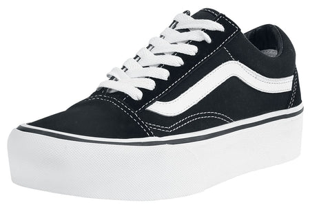 Creepers  de Vans - Old Skool Platform - EU36 à EU41 - pour Femme - noir/blanc - Vans