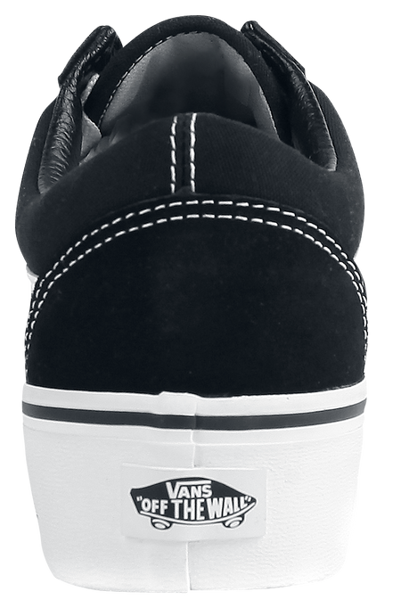Creepers  de Vans - Old Skool Platform - EU36 à EU41 - pour Femme - noir/blanc - Vans - View 2