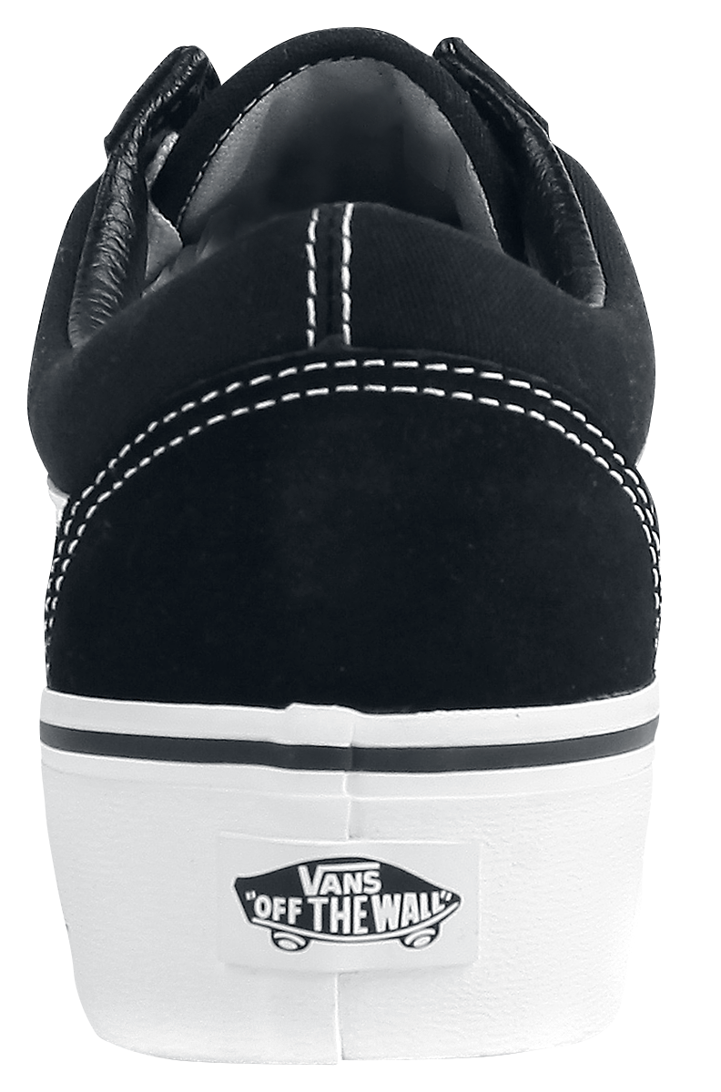 Creepers  de Vans - Old Skool Platform - EU36 à EU41 - pour Femme - noir/blanc - Vans - View 2