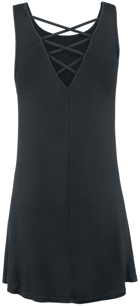 Robe courte  de Black Premium by EMP - Haut Dos Dentelle - S à 5XL - pour Femme - noir - Black Premium by EMP - View 2