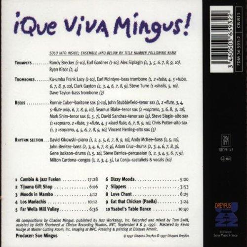 Que Viva Mingus! - Front Cover