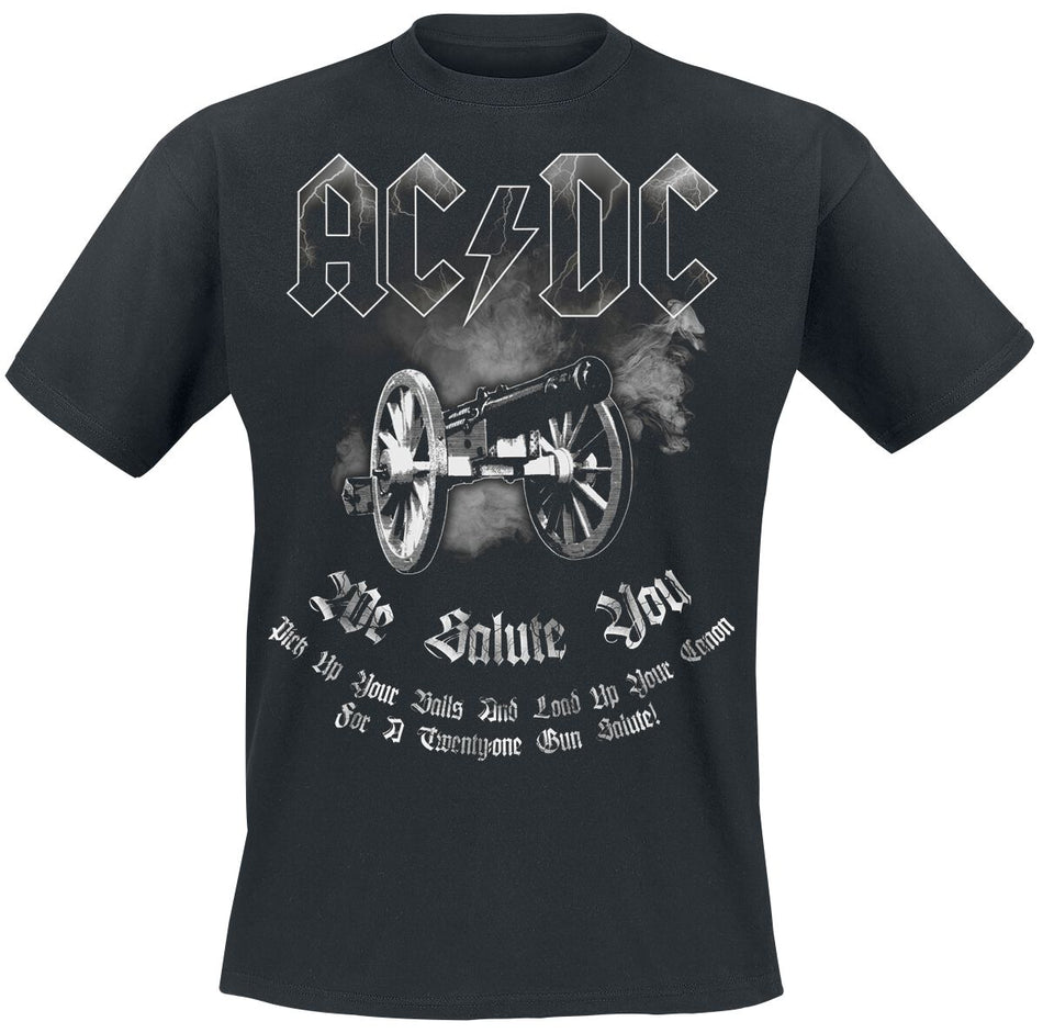 T-Shirt Manches courtes  de AC/DC - We Salute You - S à 4XL - pour Homme - noir - AC/DC