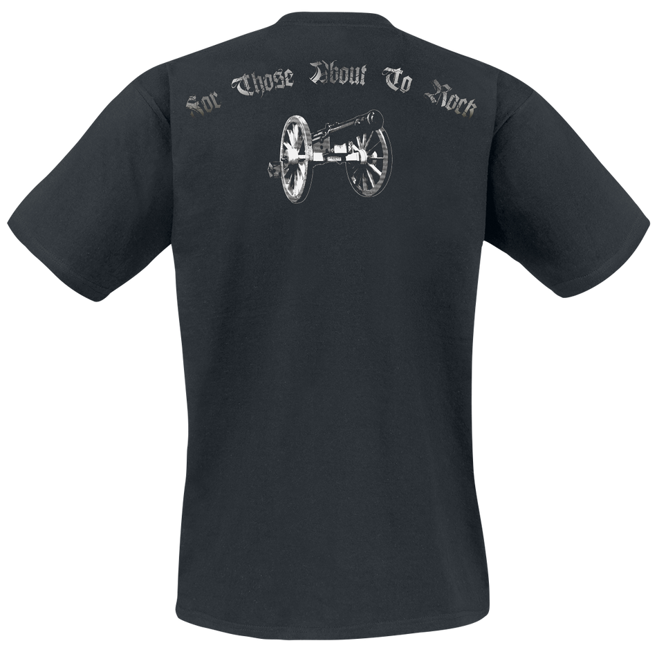 T-Shirt Manches courtes  de AC/DC - We Salute You - S à 4XL - pour Homme - noir - AC/DC - View 2