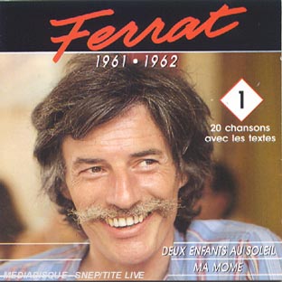Jean Ferrat 1961 -1962, Volume 1 - Front Cover