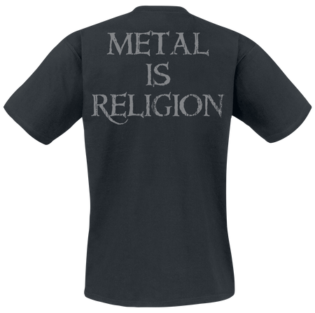 T-Shirt Manches courtes  de Powerwolf - Crest - Metal Is Religion - S à 3XL - pour Homme - noir - Powerwolf - View 2