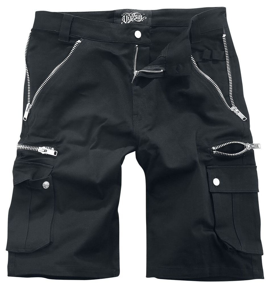 Short Gothic de Vixxsin - Frey Shorts - S à XXL - pour Homme - noir - Vixxsin