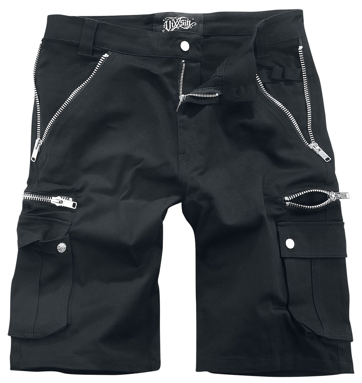 Short Gothic de Vixxsin - Frey Shorts - S à XXL - pour Homme - noir - Vixxsin