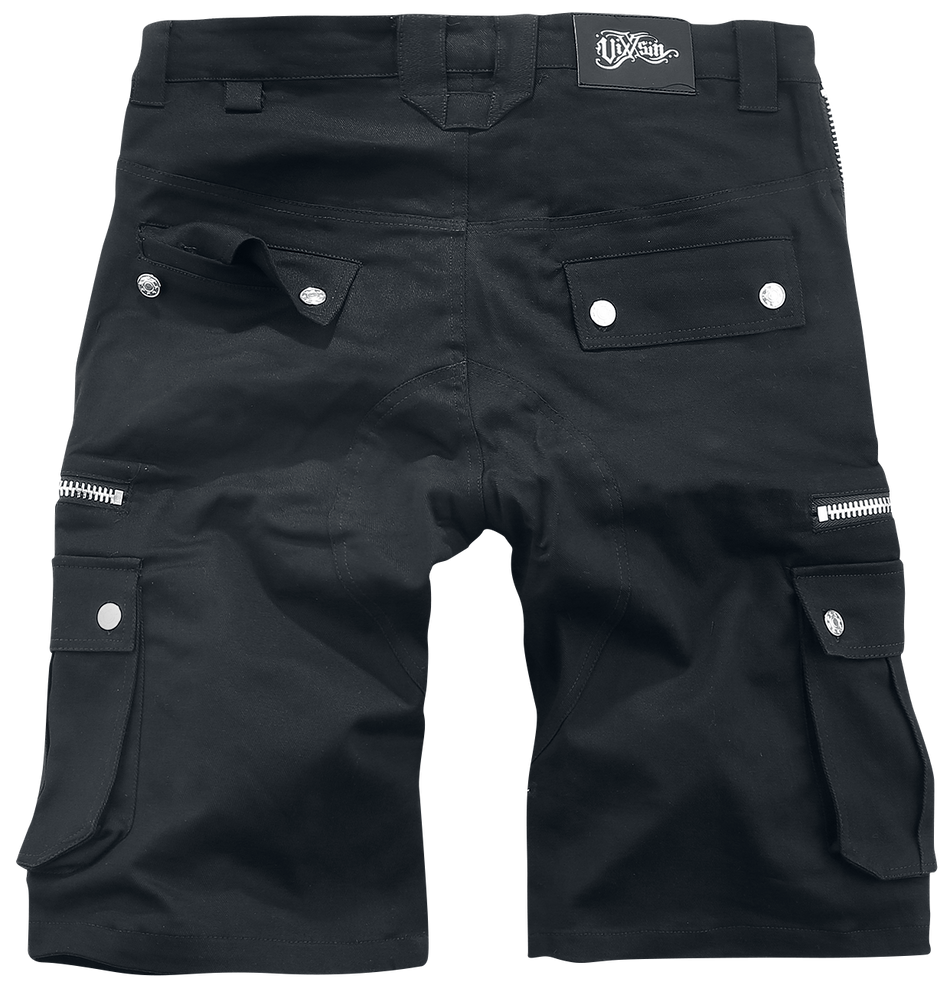 Short Gothic de Vixxsin - Frey Shorts - S à XXL - pour Homme - noir - Vixxsin - View 2