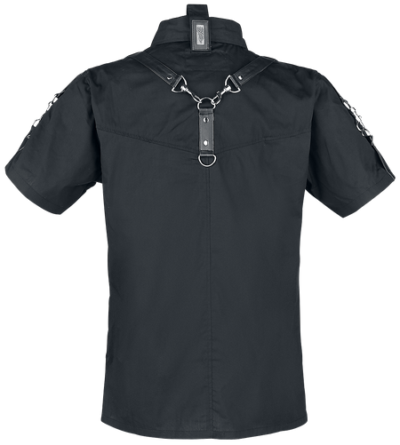 Chemise manches courtes Gothic de Vixxsin - RE Shirt - M à XXL - pour Homme - noir - Vixxsin - View 2