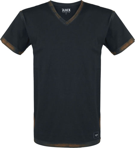 T-Shirt Manches courtes  de Black Premium by EMP - Heavy Soul - S à 5XL - pour Homme - noir - Black Premium by EMP