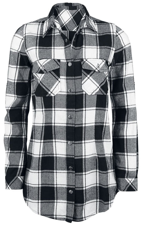 Chemise manches longues Rockabilly de RED by EMP - Baby Ride Easy Out - S à 5XL - pour Femme - noir/blanc - RED by EMP