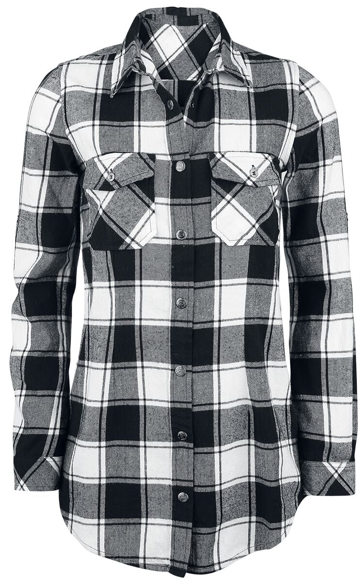 Chemise manches longues Rockabilly de RED by EMP - Baby Ride Easy Out - S à 5XL - pour Femme - noir/blanc - RED by EMP