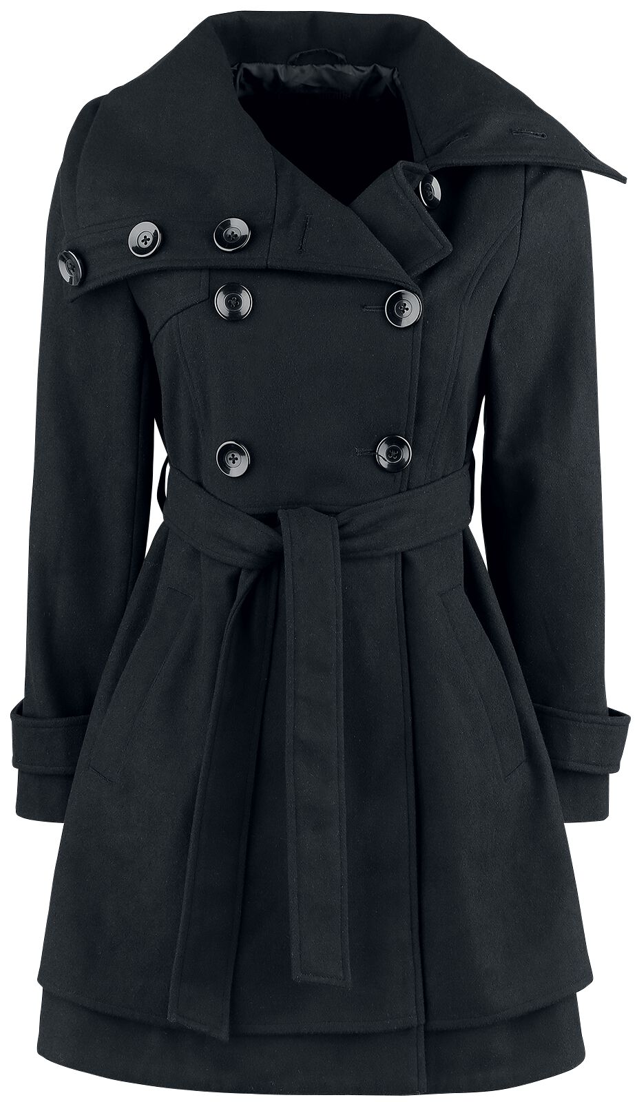 Manteau d'hiver Gothic de Black Premium by EMP - Good Times - XS à 5XL - pour Femme - noir - Black Premium by EMP