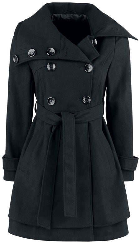 Manteau d'hiver Gothic de Black Premium by EMP - Good Times - XS à 5XL - pour Femme - noir - Black Premium by EMP