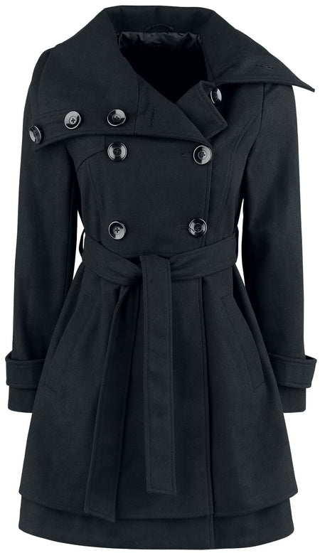 Manteau d'hiver Gothic de Black Premium by EMP - Good Times - XS à 5XL - pour Femme - noir - Black Premium by EMP