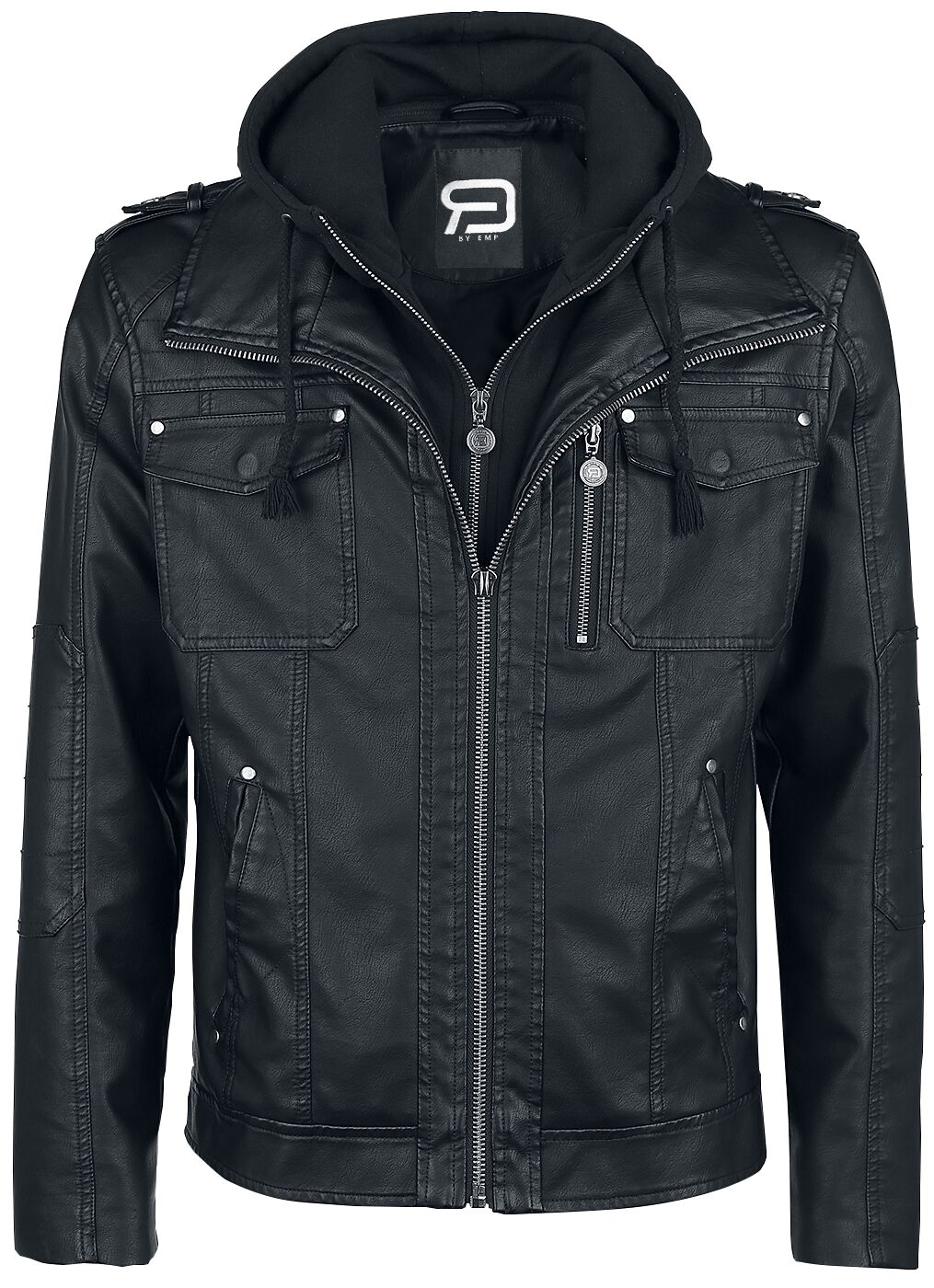Veste en imitation cuir Rockabilly de RED by EMP - Good Riddance - S à 5XL - pour Homme - noir - RED by EMP